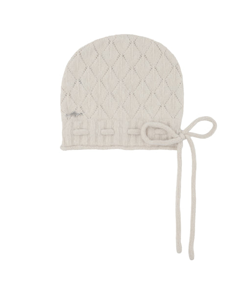 DIA STRING BEANIE - 3 COLORS BEIGE