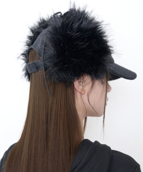 129 EARFLAP CAP - 2 COLORS BLACK