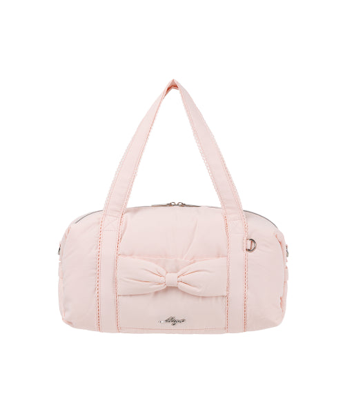 COZY BOW DUFFLE BAG - 3 COLORS PINK