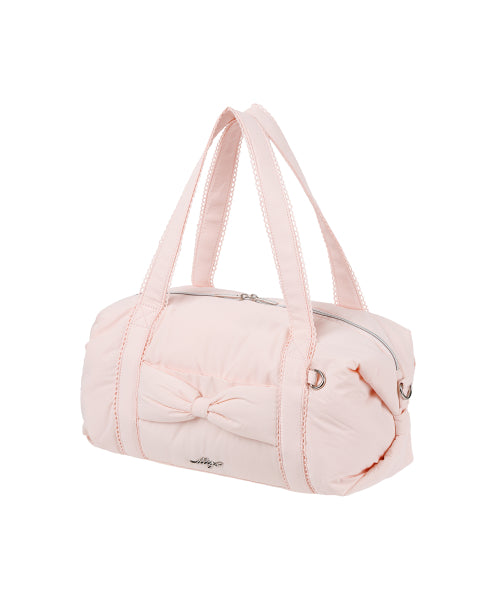 COZY BOW DUFFLE BAG - 3 COLORS PINK