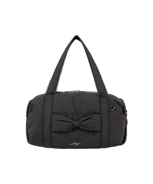 COZY BOW DUFFLE BAG - 3 COLORS CHARCOAL