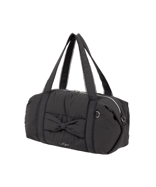 COZY BOW DUFFLE BAG - 3 COLORS CHARCOAL