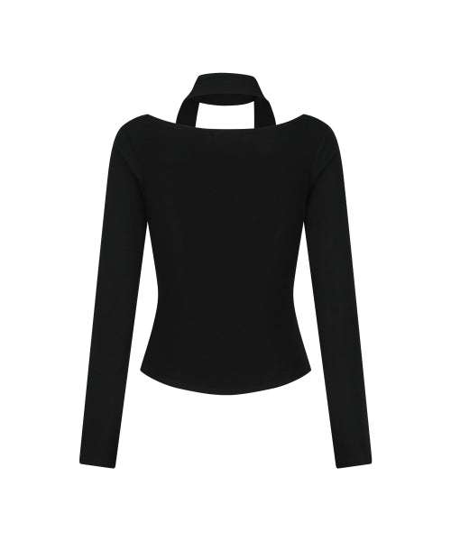 DRAPE BOLERO TOP - 3 COLORS BLACK
