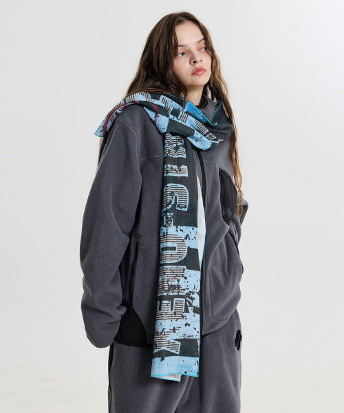 XENO STREET SCARF - 2 COLORS BLACK