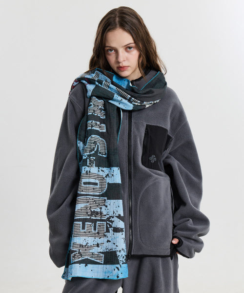 XENO STREET SCARF - 2 COLORS BLACK