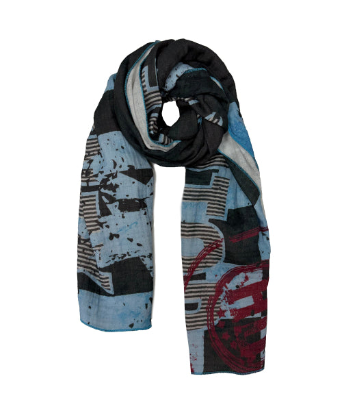 XENO STREET SCARF - 2 COLORS BLACK