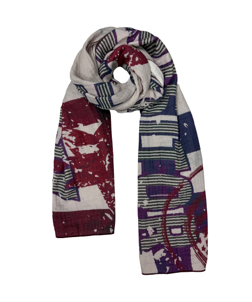 XENO STREET SCARF - 2 COLORS WHITE