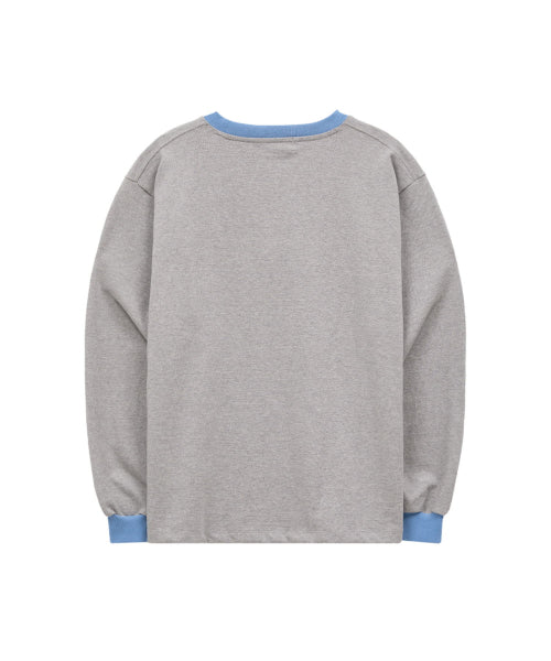 XENO STREET COLOR BLOCK LONG SLEEVE - 2 COLORS GREY