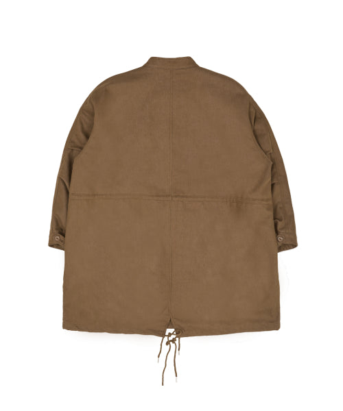 FISHTAIL MULTI POCKET DENIM FIELD COAT - 2 COLORS KHAKI