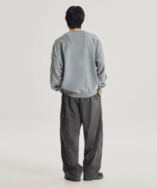 FLYING BRUSHED DYED SWEATSHIRT - 2 COLORS D/BLUE