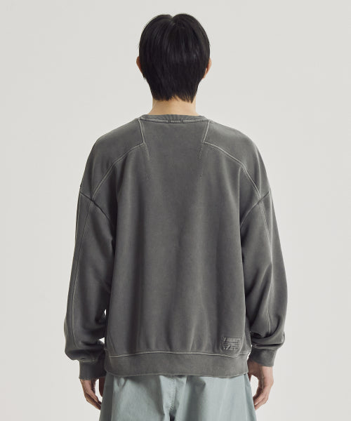 FLYING BRUSHED DYED SWEATSHIRT - 2 COLORS D/CHARCOAL
