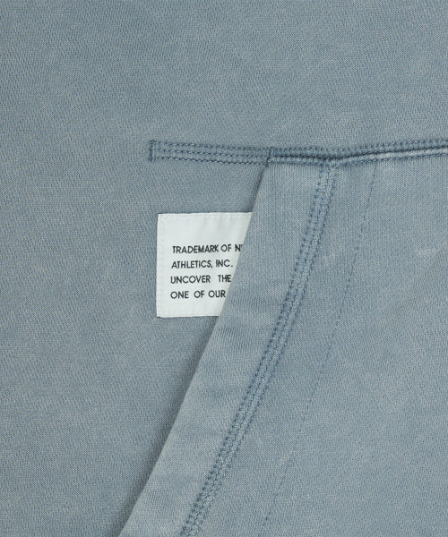 FLYING BRUSHED DYED HOOD ZIP UP - 3 COLORS D/BLUE