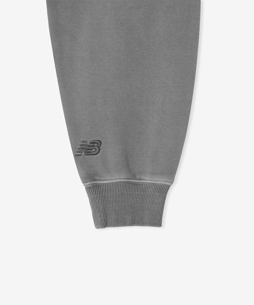 FLYING BRUSHED DYED HOOD ZIP UP - 3 COLORS D/GRAY