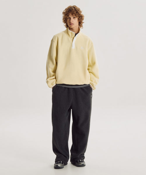 FLYING AEROHEAT FLEECE 2WAY WIDE PANTS - 2 COLORS CHARCOAL