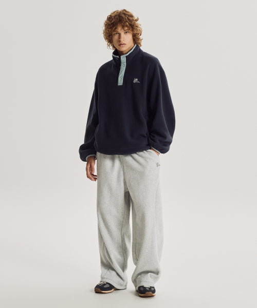 FLYING AEROHEAT FLEECE 2WAY WIDE PANTS - 2 COLORS OATMEAL