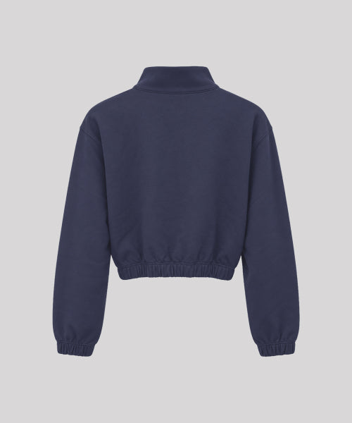 WOMEN LIGHT HALF ZIP-UP - 2 COLORS BLACK