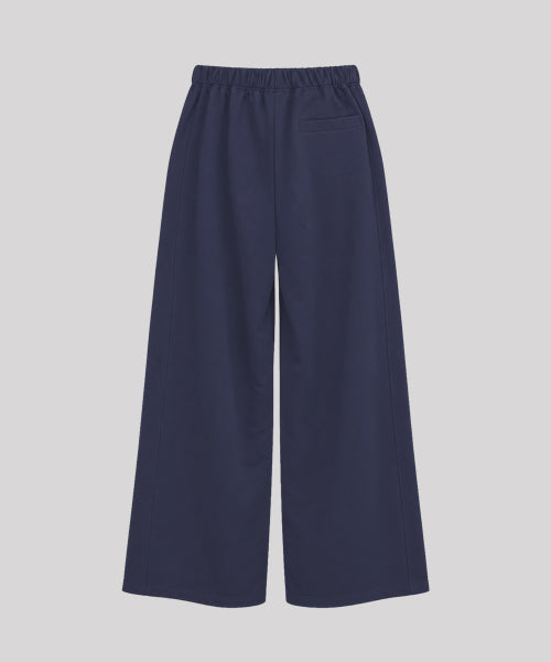WOMEN LIGHT WIDE PANTS - 2 COLORS BLACK