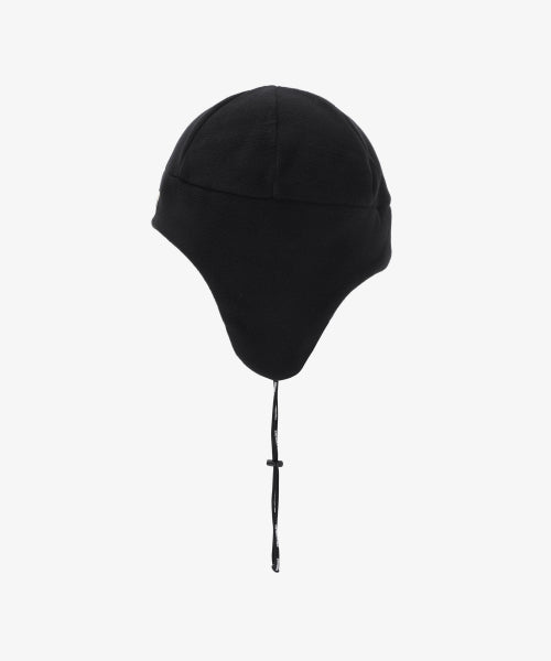 FLEECE EARMUFF BEANIE BLACK