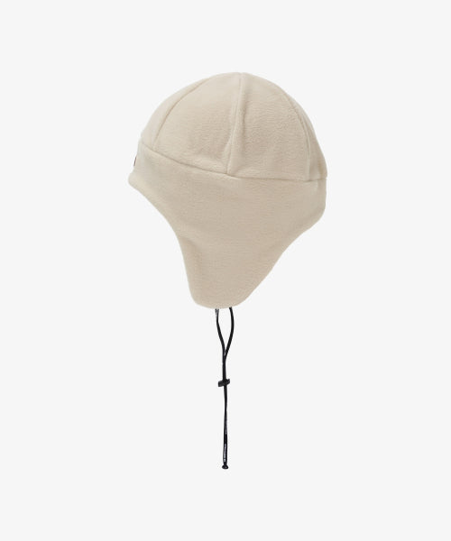 FLEECE EARMUFF BEANIE BEIGE