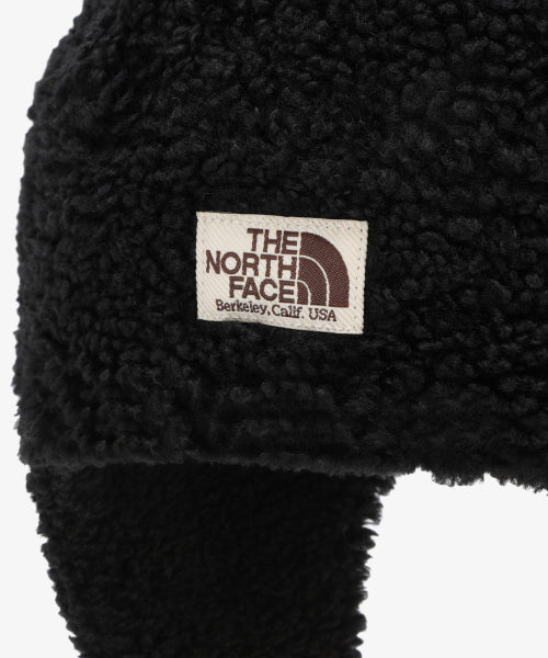 FLUFFY EARMUFF BEANIE BLACK