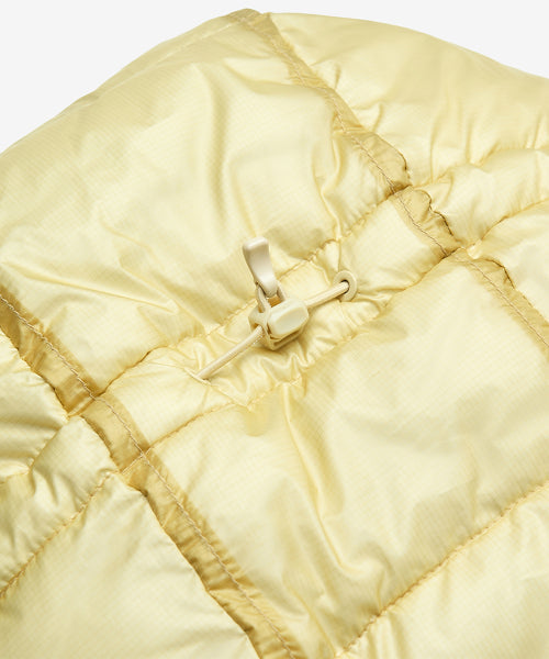 WOMEN FLYING 77 HOODED HEAVY DOWN - 4 COLORS B/YELLOW
