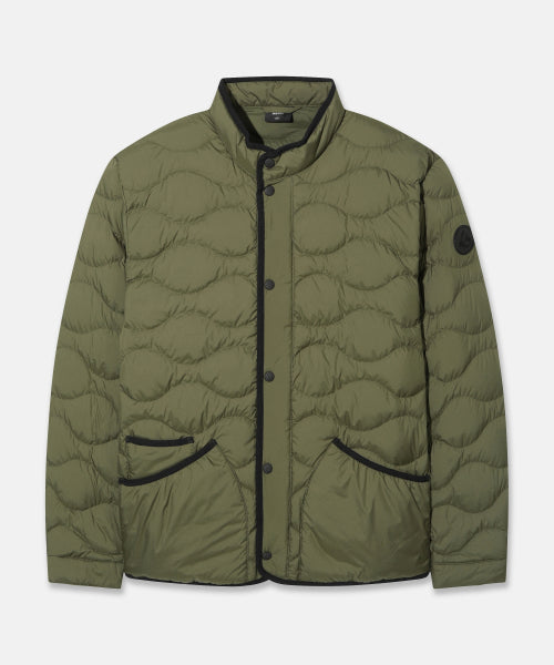 MENS HEAT PUFF DOWN JACKET - 2 COLORS BLACK