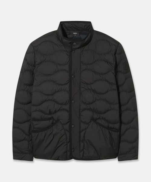 MENS HEAT PUFF DOWN JACKET - 2 COLORS BLACK