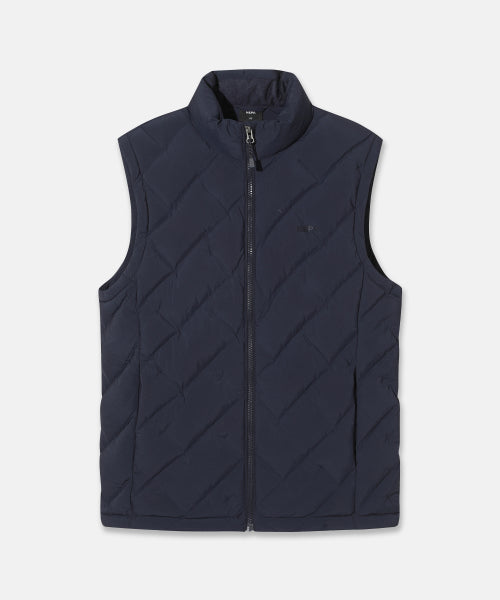 MENS TUBO DOWN VEST - 2 COLORS BROWN
