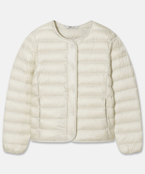 WOMENS LIGHTWEIGHT LUXE DOWN JACKET - 3 COLORS GREY