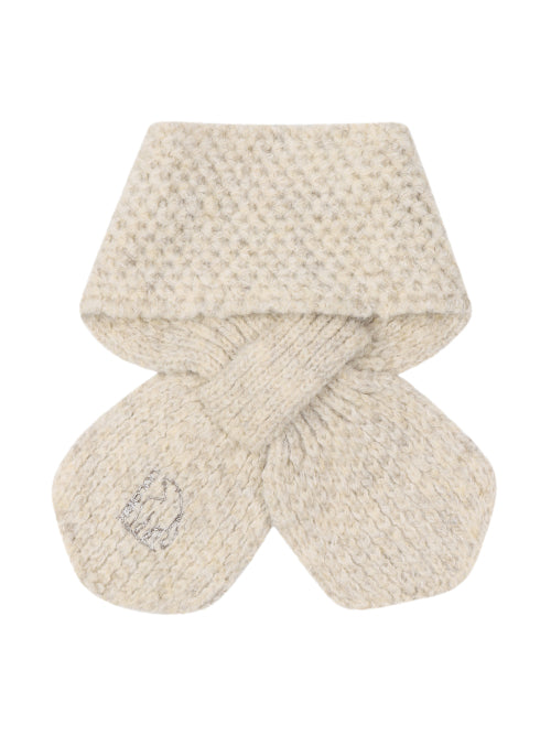 AUTUMN BREEZE KNIT PETIT NECK WARMER - 2 COLORS OFF WHITE