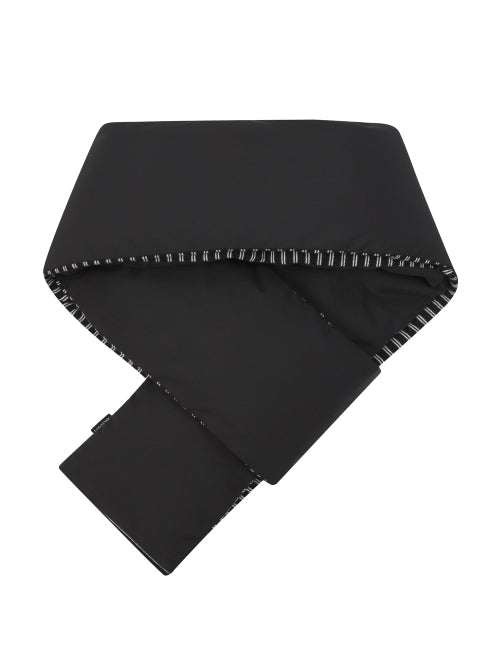 SIGNATURE CRYSTAL DOWN MUFFLER - 2 COLORS BLACK
