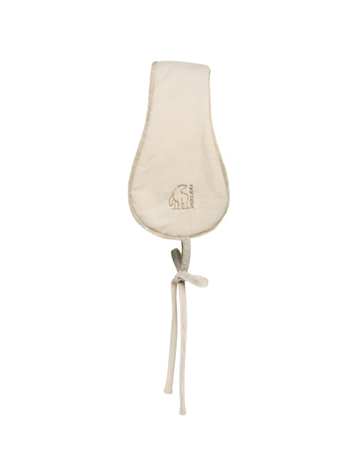 AUTUMN BREEZE CORDUROY REVERSIBLE EARMUFFS - 2 COLORS OFF WHITE