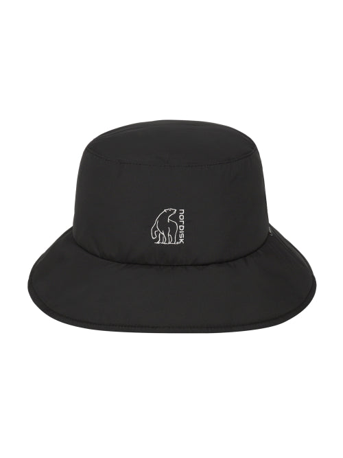 HYGGE HIKE CRYSTAL DOWN EARFLAP BUCKET HAT - 2 COLORS BLACK