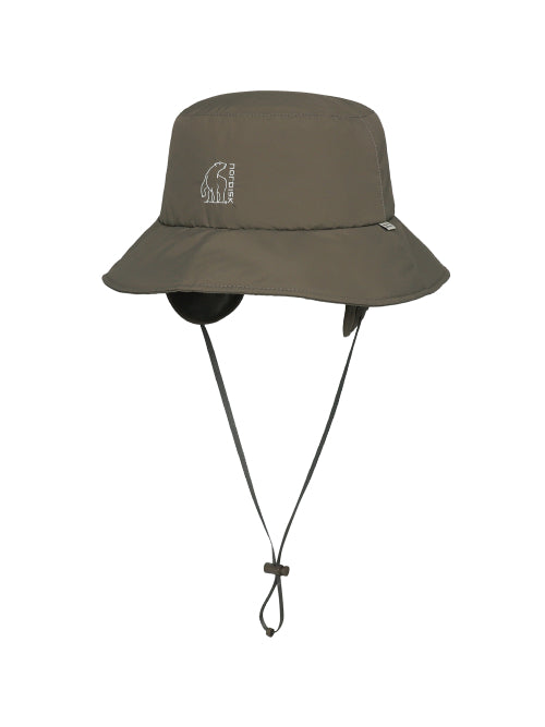 HYGGE HIKE CRYSTAL DOWN EARFLAP BUCKET HAT - 2 COLORS K.GREY