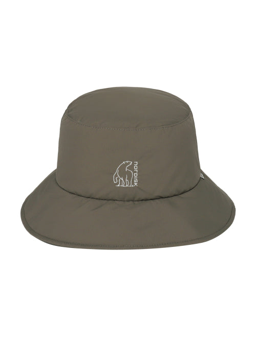 HYGGE HIKE CRYSTAL DOWN EARFLAP BUCKET HAT - 2 COLORS K.GREY