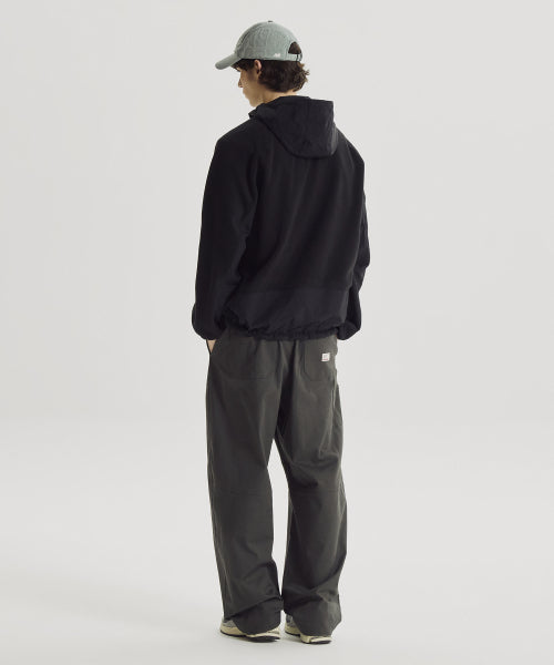 FLYING AEROHEAT FLEECE WOVEN MIX UTILITY JACKET - 2 COLORS BLACK