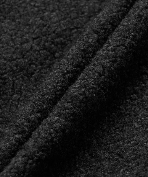 FLYING WOOL FLEECE 2WAY WIDE PANTS - 2 COLORS CHARCOAL