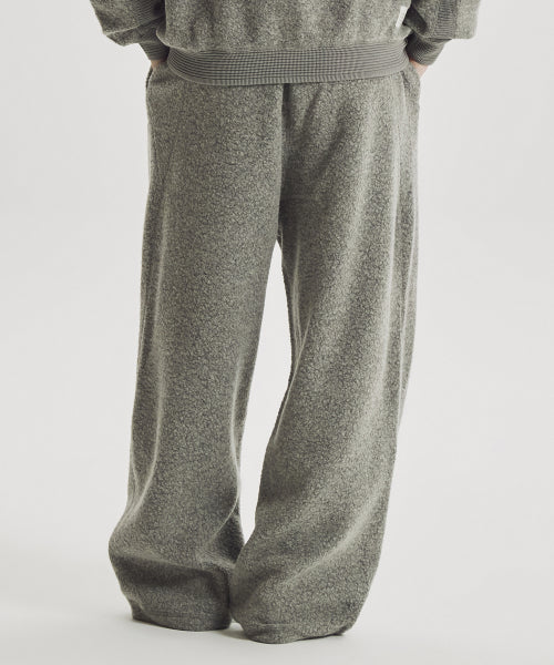 FLYING WOOL FLEECE 2WAY WIDE PANTS - 2 COLORS M/GRAY