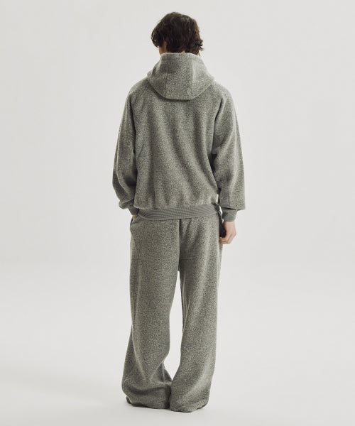FLYING WOOL FLEECE 2WAY WIDE PANTS - 2 COLORS M/GRAY
