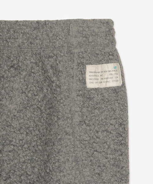FLYING WOOL FLEECE 2WAY WIDE PANTS - 2 COLORS M/GRAY