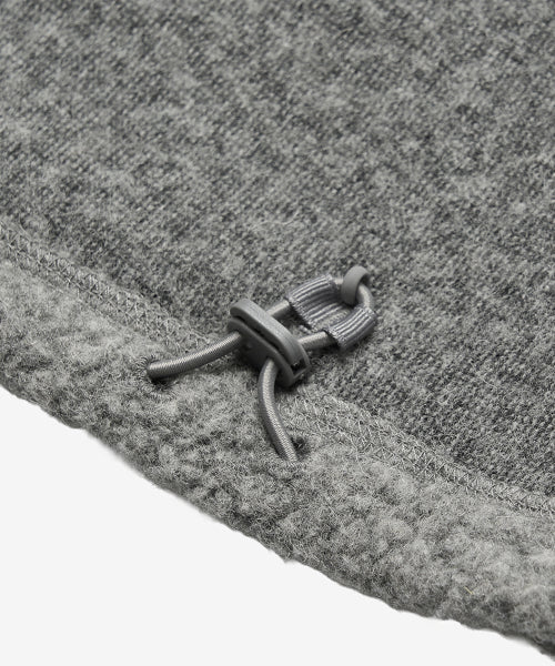 FLYING WOOL FLEECE 2WAY WIDE PANTS - 2 COLORS M/GRAY
