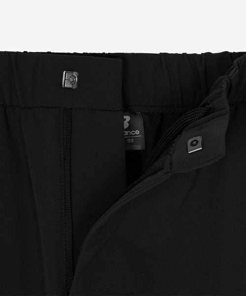 FLYING SIDE TUCK WOVEN WIDE PANTS - 2 COLORS BLACK
