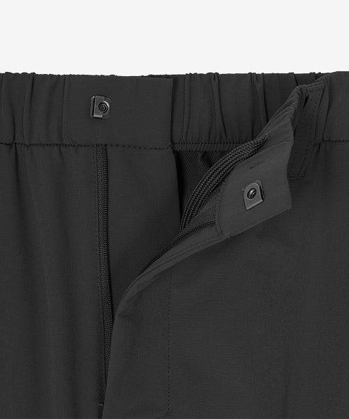FLYING SIDE TUCK WOVEN WIDE PANTS - 2 COLORS CHARCOAL