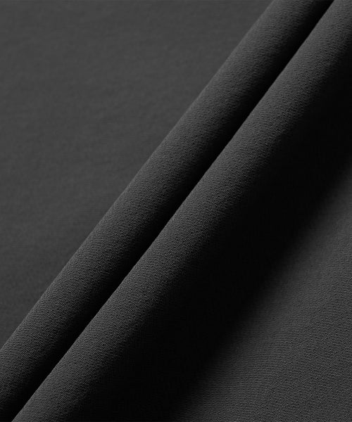 FLYING SIDE TUCK WOVEN WIDE PANTS - 2 COLORS CHARCOAL