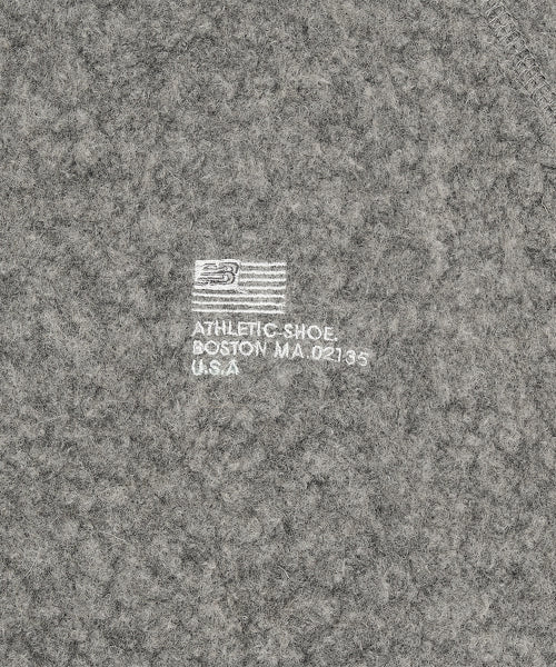 FLYING WOOL FLEECE HOOD ZIP UP - 2 COLORS M/GRAY