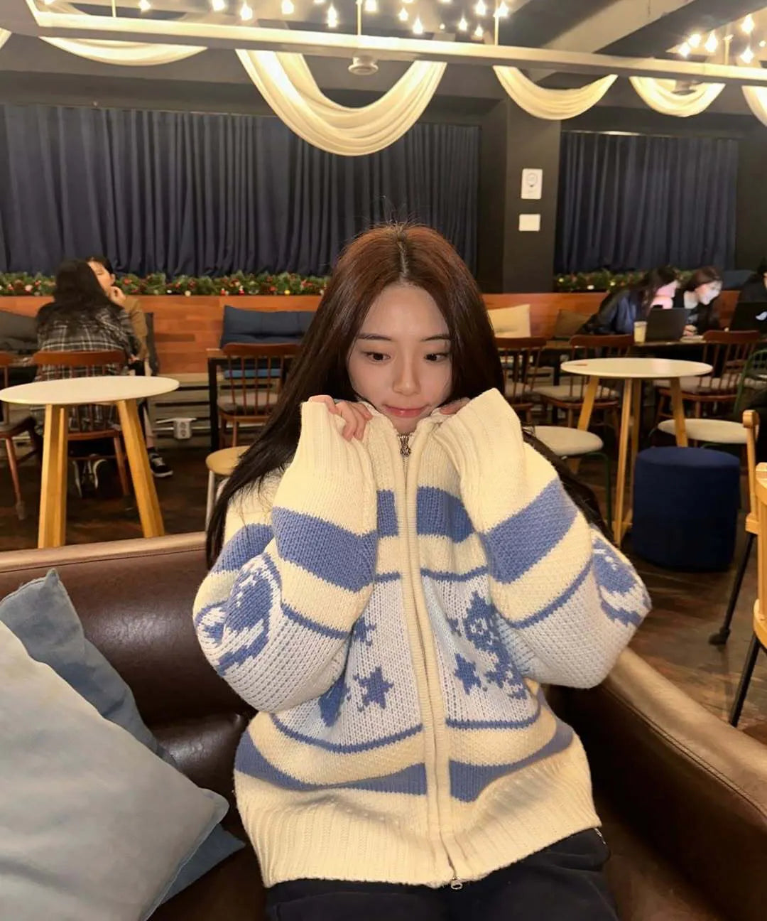 STAR CAT COWICHAN CARDIGAN - 2 COL #CARMEN同款!