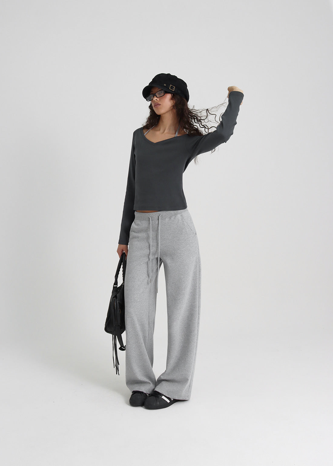 LIGHT SWEAT STRAIGHT BANDED PANTS - 3 COLORS 3