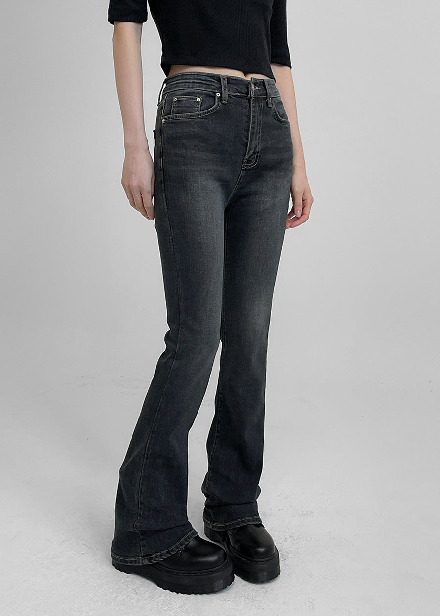 LONG SLIM BOOTS-CUT - 6 COLORS 4