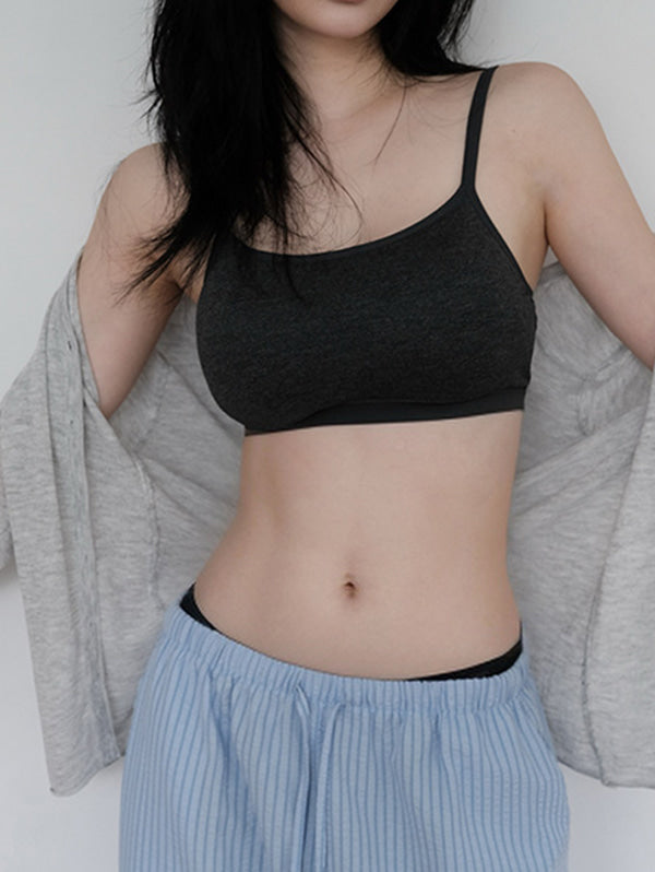 SOFT COOL BUILT-IN BRA TOP - 3 COLORS