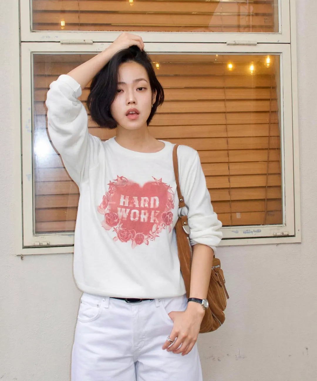 Double Pocket Shoulder Bag, CAMEL #TAEYEON同款!